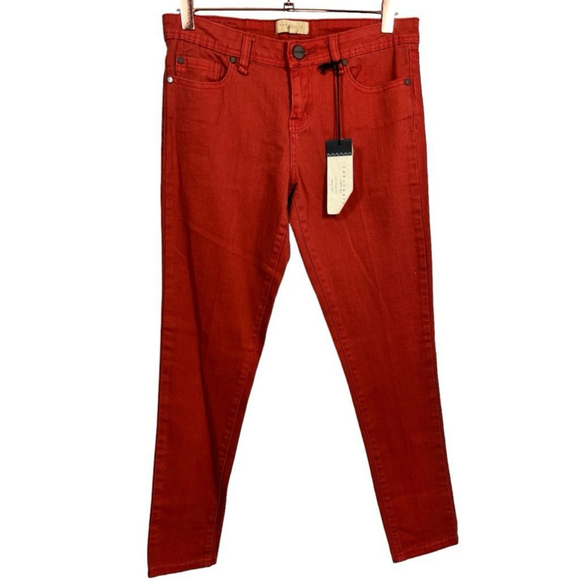 NWT Sanctuary Denim Pants Rust Size 26‎ Casual Boho - Picture 1 of 9